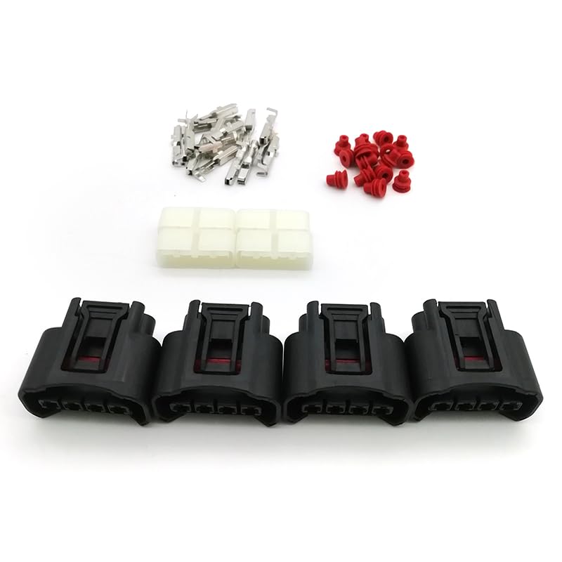 4 Pcs Car Ignition Coil Plug Connector Kit for Toyota Lexus Camry Yaris 90980-11885