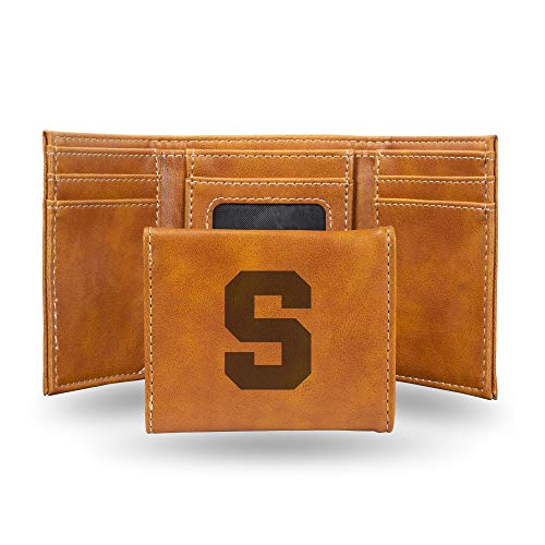 Image of Rico Industries NCAA Laser Engraved Trifold Laser Engraved Tri-Fold Wallet - Men's Accessory
