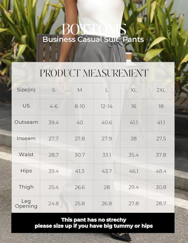 GRACE KARIN Women 2026 Wide Leg Pants High Waisted Work Pants Business Casual Trousers - image 4