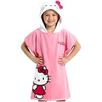 Amazon.co.jp: ハローキティ ビーチタオル フード付き 女の子用