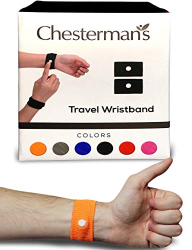 Chesterman's 6 Pairs Motion Sickness and Vertigo Wristband. A Natural Remedy for Your