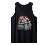Samurai Monster Warrior Armor Épica Legendaria Camiseta sin Mangas