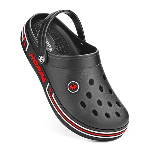 Image of Hoppa Trio Clogs for Men, Extra Soft EVA Moulded Slip-On Clogs | Lightweight, Cushioned, Water-Resistant & Non-Slip | Everyday Casual Footwear
