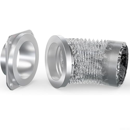 Kit d'accouplement pour grille d'aération de sèche-linge magnétique avec tuyau flexible