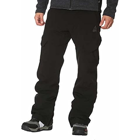Gerry Men's Snow-tech Pants Boarder Ski Pant 4 Way Stretch (Black, Medium) Cover