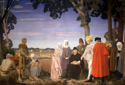 Toile George Clausen pour sublimer l'ambiance de votre salon avec une œuvre historique