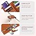 yiijay Women's Wallets RFID Blocking Leather Trifold Clutch Wallet Credit Card Holder Ladies Travel Wallet Purse with Pen Holder