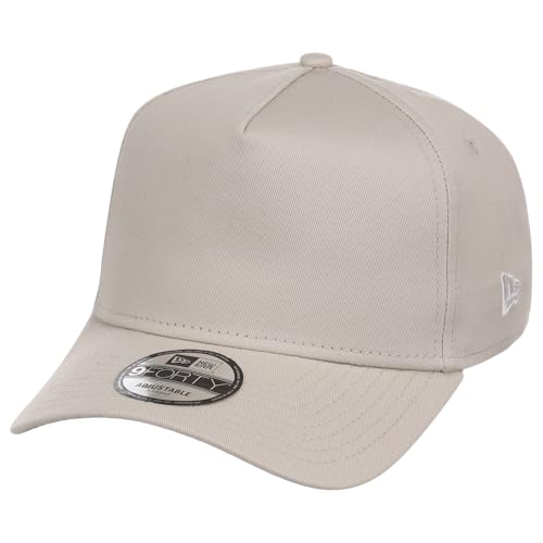 Image of New Era 9FORTY A-Frame Snapback - Blank Custom Cap with Performance Fit in Unique Color Options from The Icon of Sports and Streetwear Culture - Stone
