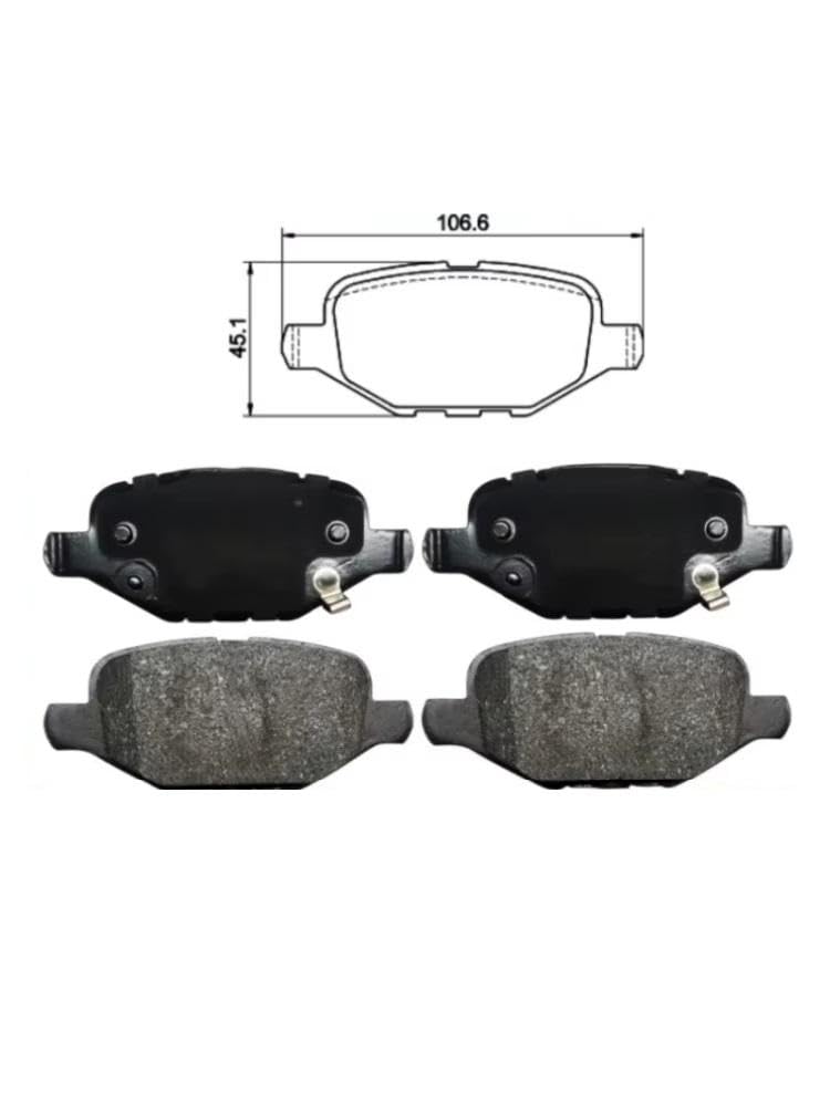 Piezas de automóvil Para Buick Encore Para Verano Pro Para Chevrolet Tracker Pastillas Freno Traseras Piezas Automóvil 26284862