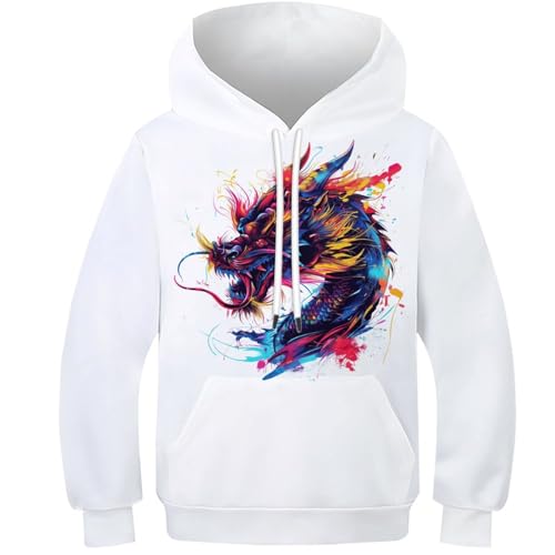 Sweat à capuche dragon enfants pour ne plus choisir entre confort et style ado