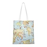 Borsa tote di grande capacità: 16 pollici (alta) x 15 pollici (larghezza), la tracolla è 30 pollici. 1 tasca principale con due manici rinforzati per trasporto a mano o spalla, design semplice, comodo e durevole. Questa borsa grande è abbastanza grande per tutti i tuoi oggetti quotidiani.