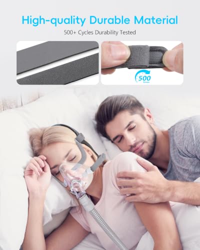 Image of AirFit /AirTouch F20 Headgear for ResMed Full Face Mask, CPAP Replacement Headgear Strap with Clips, Adjustable and Comfortable, Large, 1 Pack