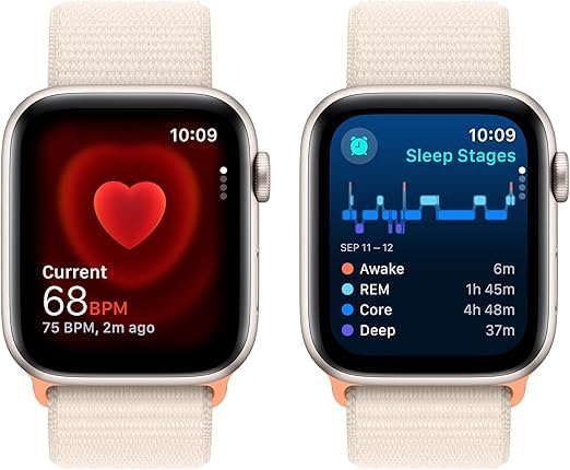 Amazon.com: Apple Watch SE (2nd Gen) [GPS, 44mm] - Starlight
