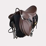 ✔[Complete Horse Saddle Set] Comprend une selle, une bride avec mors et rênes, des sangles, des étriers, des étrivières et un coussin de transpiration - tout ce dont vous avez besoin pour une promenade en douceur.
