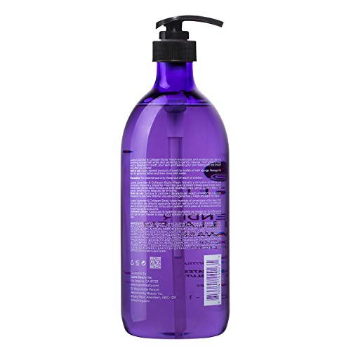Luseta Lavender And Collagen Body Wash 33.8Oz, Lightly Scented Daily Moisturizing Body Cleanser To Soothe & Relax #TOP6