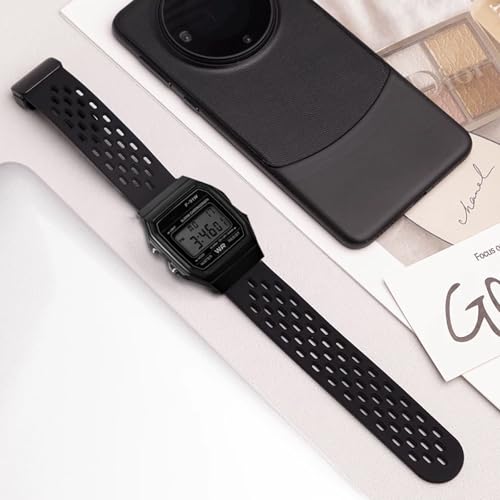 Bracelet montre Casio F-91W compatible silicone étanche - 3