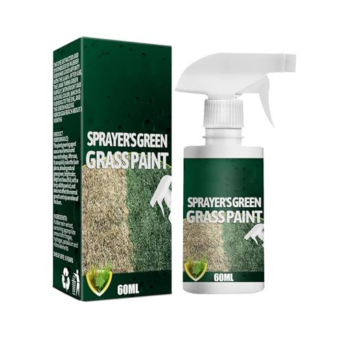 Grün Spray für Rasenflächen,Grüne Grasfarbe Für Rasen,Fast Green Spray Gras-Und Rasenfarbe,Verbessertes Grünes Gras-Rasenspray,60ML Grün Spray für Rasenflächen,Grüne Grasfarbe Für Rasen,Fast Green Spray Gras-Und Rasenfarbe,Verbessertes Grünes Gras-Rasenspray,60ML