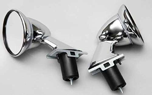 Amazon | 汎用 フェンダーミラー メッキ ハコスカ サニー ケンメリ