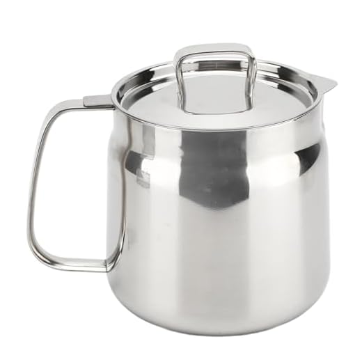 Stainless Steel Oil Strainer Pot - 2L