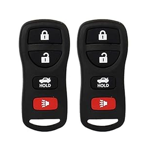 Keyless Entry Remote Control: Car Key Fob Compatible with Infiniti Nissan Altima Armada Maxima Quest Sentra 350Z| EX35 FX35 FX45 I35 G35 QX56 Replacement for KBRASTU15 (2 Pack)