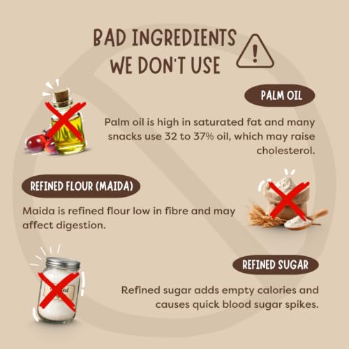 Image of Troovy Healthy Cookies Duo Value Pack (Pack of 10) | Made with goodness of Millets, Jowar, Ragi and Whole Wheat | All Natural Ingredients | Made with Jaggery, No Processed Sugar | Chocolate (80gm x 5) | Butter (80gm x 5)