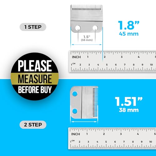 Professional Hair Clipper Guards Guides Coded Cutting Guides #3170-400- 1/8” to 1 Fits for Most Wahl Clippers, Clipper Combs Replacement (Gold 10 pcs)