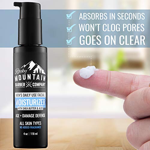 Moisturizer Cream - Non-Greasy Lotion With Shea Butter, Jojoba Oil, Argan Oil & Vegetable-Derived Glycerin - Fragrance-Free Formula - All Skin Types - Thumbnail 5