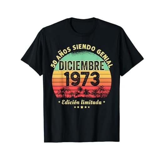 50 Años Cumpleaños Regalo Diciembre 1973 Diciembre 50 Años Camiseta