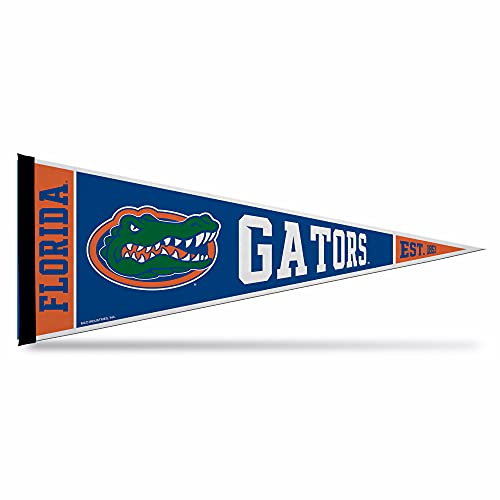 Rico Industries NCAA Florida Gators Exclusive 12' x 30' Felt Wall Décor Pennant - Great for Home/Bed Room/Man Cave Décor