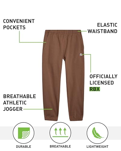 RBX Toddler Boys Jogger Pants - 2 Pack Fleece Pull On Athletic Joggers for Boys - Soft Everyday Toddler Jogger Pants (2T-7)2
