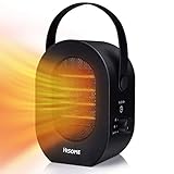 【2 Heizmodi】 1200 W / 600 W, dieser tragbare Heizlüfter verfügt über 2 Heizmodi, die Ihren Heizwünschen entsprechen. Sie können zwischen den Einstellungen Niedrig (600 W) und Hoch (1200 W) wählen