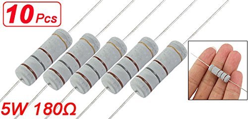 Resistenza In Alluminio A Conchiglia 10W 0.1 Ohm - Kit 5 Pezzi Per Montaggio Su Telaio - 3