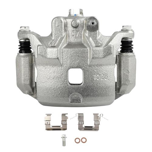 Image of SCITOO Front Driver Side Disc Brake Caliper 19B3306A Compatible For Nissan For Cube 2009-2014,For Nissan For Tiida 2012-2016,For Nissan For Versa 2007-2012,With Bracket 1PC