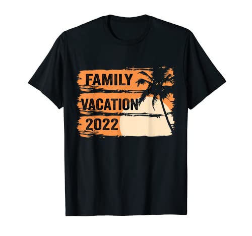 Family Vacation 2022 Beach Tropical Matching Group T-Shirt
