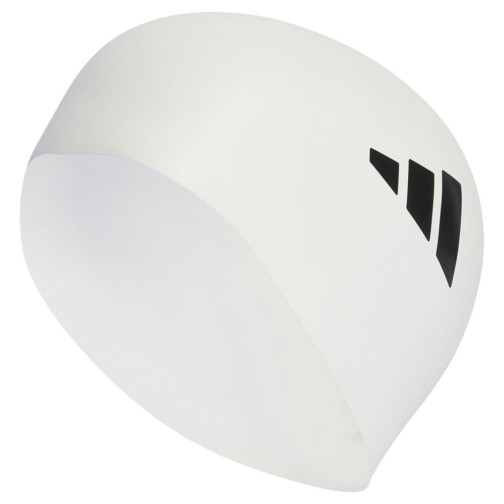 adidas Adults 3-Stripes Swim Cap Gorro de natación, Unisexo