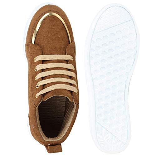 Image of Commander Stylish High Ankle Sneakers for Girls [Model 701]