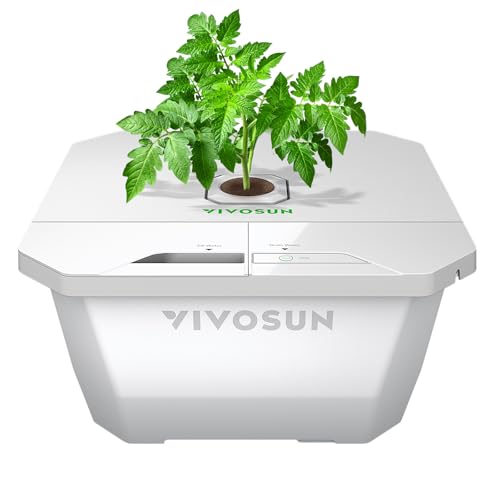 VIVOSUN VGrow DWC Hydroponik-Anbausystem-Kit für VGrow Smart Grow Box, 4-Gallonen-Tiefwasserkultur mit Luftsteinen und Rapid Rooters