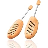 [ライムガーデン] 【湿気を吸って型崩れ防止】 木製 シューキーパー 脱臭 除湿 革靴 シューツリー ビジネスシューズ スニーカー メンズ レディース 簡単10秒ケア 選べる3サイズ (M,25.0〜27.0cm)