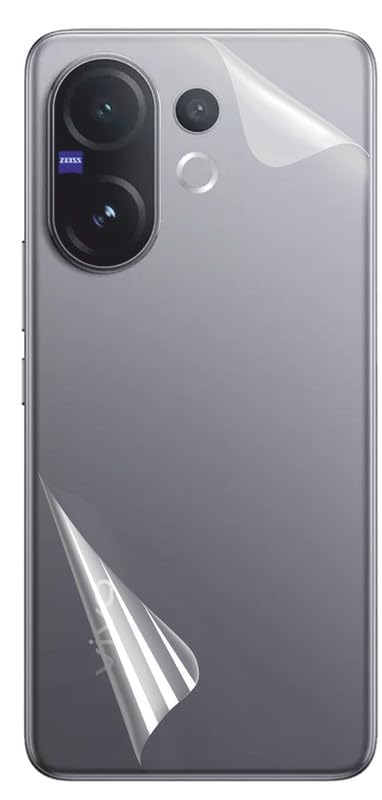 Image of Tempered Glass Screen Protector Compatible for Vivo V60 5G | Front And Back Screen Guard With camera lens protector (V60 5G, Combo)