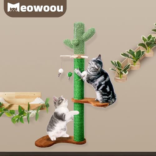 Rascador de pared Meowoou para gatos, 38 pulgadas miniatura 6