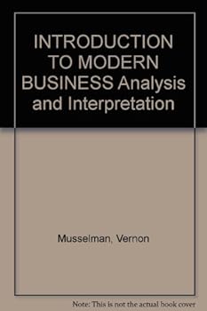 Hardcover INTRODUCTION TO MODERN BUSINESS Analysis and Interpretation Book