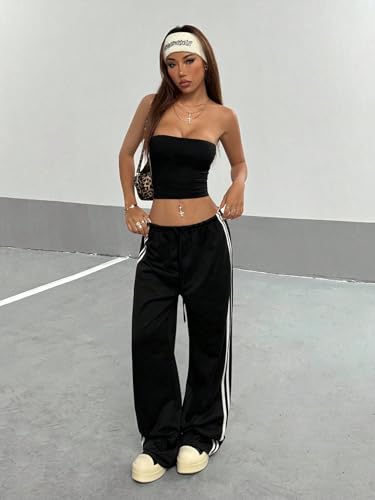 Image of dockstreet Women's /Unisex ONESOPEN Bottom Drawstring Pure Cotton Stretchable Baggy Jogger Pants