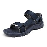 NORTIV 8 Men's Open Toe Sports Sandals Lightweight Summer Outdoor Walking Sandals Dark Blue Grey...