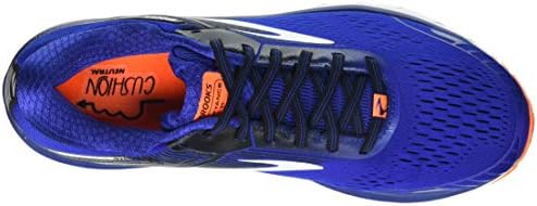 Brooks Men's Defyance 11 Running Shoe, Blue Orange White, 10 | Image 4