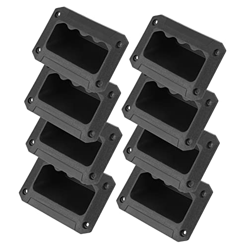 Operitacx 8pcs Plastic Speaker Handles Replacement for Cabinets Amplifier Grip for Easy Installation Sturdy Design for Various Speaker Styles