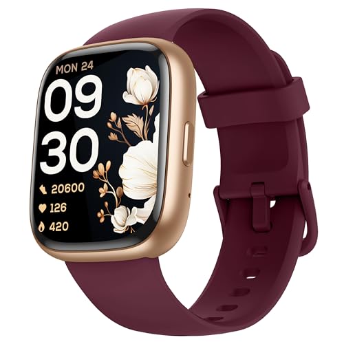 KALINCO Alexa Smartwatch, IP68 Orologio Uomo Donna, Chiamate Bluetooth, 100+