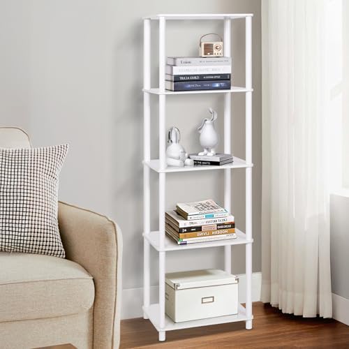 YGYQZ Bibliothèque verticale à 5 niveaux de grande capacité, empi...