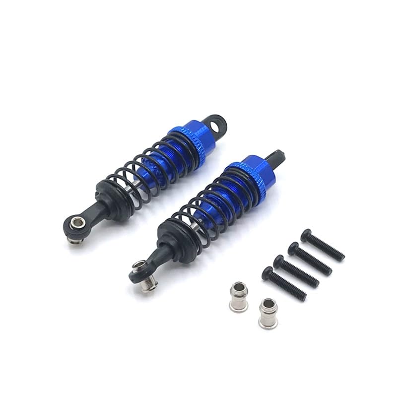 Metal Upgrade Modification External Spring Hydraulic Shock Absorber For WLtoys 184011 A949 A959 A969 A979 K929 RC Car Parts(Blue)