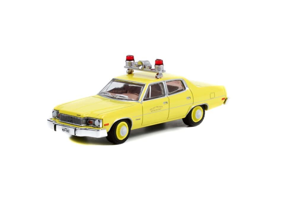 1977 AMC Matador, Yellow - Greenlight 67030B/48-1/64 Scale Diecast Model Toy Car