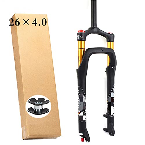 Smanni Bicycle Fat Fork 26 * 4.0 Inch Mountain Bike Fork 135Mm Spacing Air Suspension Mtb Forks With Abs Adjustment Bike Part #TOP3